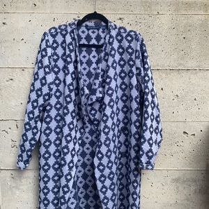 Blue Patterned Jacket